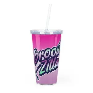 Broomzilla 20oz Tumbler with Straw